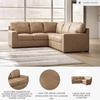 image:imageSignature Design by Ashley Pitkin Oversized Accent Ottoman No Assembly Required Chenille Upholstered Contemporary Living Room Furniture Slate Gray 36 x 36Toffee