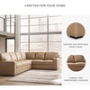 image:imageSignature Design by Ashley Pitkin Oversized Accent Ottoman No Assembly Required Chenille Upholstered Contemporary Living Room Furniture Slate Gray 36 x 36Toffee