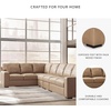 image:imageSignature Design by Ashley Pitkin Oversized Accent Ottoman No Assembly Required Chenille Upholstered Contemporary Living Room Furniture Slate Gray 36 x 36Toffee