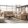 image:imageSignature Design by Ashley Pitkin Oversized Accent Ottoman No Assembly Required Chenille Upholstered Contemporary Living Room Furniture Slate Gray 36 x 36Toffee