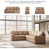 image:imageSignature Design by Ashley Pitkin Oversized Accent Ottoman No Assembly Required Chenille Upholstered Contemporary Living Room Furniture Slate Gray 36 x 36Toffee
