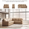 image:imageSignature Design by Ashley Pitkin Oversized Accent Ottoman No Assembly Required Chenille Upholstered Contemporary Living Room Furniture Slate Gray 36 x 36Toffee