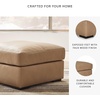 image:imageSignature Design by Ashley Pitkin Oversized Accent Ottoman No Assembly Required Chenille Upholstered Contemporary Living Room Furniture Slate Gray 36 x 36Toffee
