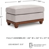 image:imageSignature Design by Ashley Rectangular Ottoman Farmhouse Meadowview