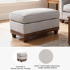 image:imageSignature Design by Ashley Rectangular Ottoman Farmhouse Meadowview
