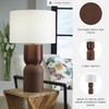 image:imageSignature Design by Ashley Rowandale Modern Metal Table Lamp with 3Way Switch Dark Brown