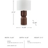 image:imageSignature Design by Ashley Rowandale Modern Metal Table Lamp with 3Way Switch Dark Brown