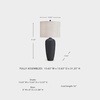 image:imageSignature Design by Ashley Ryenburg Table Lamp 3125 Tall Black Metal
