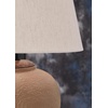 image:imageSignature Design by Ashley Scantor Industrial Textured Metal Table Lamp with 3Way Switch Light Brown