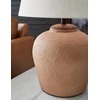 image:imageSignature Design by Ashley Scantor Industrial Textured Metal Table Lamp with 3Way Switch Light Brown