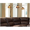 image:imageSignature Design by Ashley Sheriel 3Arm Arc Floor Lamp for Living RoomBrown