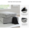 image:imageSignature Design by Ashley Square Ottoman with Storage and Cup Holders