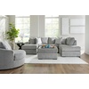 image:imageSignature Design by Ashley Square Ottoman with Storage and Cup Holders