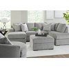image:imageSignature Design by Ashley Square Ottoman with Storage and Cup Holders
