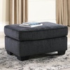 image:imageSignature Design by Ashley Stairatt Gray Rectangular Upholstered OttomanCharcoal