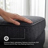 image:imageSignature Design by Ashley Stairatt Gray Rectangular Upholstered OttomanCharcoal