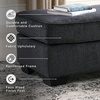 image:imageSignature Design by Ashley Stairatt Gray Rectangular Upholstered OttomanCharcoal