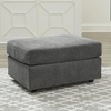 image:imageSignature Design by Ashley Stairatt Gray Rectangular Upholstered OttomanDark Gray