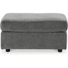 image:imageSignature Design by Ashley Stairatt Gray Rectangular Upholstered OttomanDark Gray