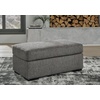 image:imageSignature Design by Ashley Stairatt Gray Rectangular Upholstered OttomanGrey