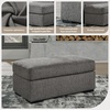 image:imageSignature Design by Ashley Stairatt Gray Rectangular Upholstered OttomanGrey