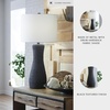 image:imageSignature Design by Ashley Table Lamp Modern Black Tall 3Way Switch