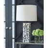 image:imageSignature Design by Ashley Table Lamp Modern Black and White Marble Base