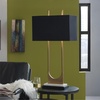 image:imageSignature Design by Ashley Table Lamp Tall Modern Marble Black and BrassBrass Finish