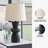 image:imageSignature Design by Ashley Table Lamps Set of 2 Bedside Modern Black