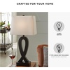 image:imageSignature Design by Ashley Table Lamps Set of 2 Black Modern Sculptural