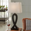image:imageSignature Design by Ashley Table Lamps Set of 2 Black Modern Sculptural