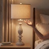 image:imageSignature Design by Ashley Table Lamps Set of 2 Tall Farmhouse Whitewash16W x 16D x 33H