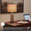 image:imageSignature Design by Ashley Taylow Glass Table Lamp 3Way Touch GrayCopper