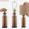 image:imageSignature Design by Ashley Taylow Glass Table Lamp 3Way Touch GrayCopper