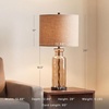 image:imageSignature Design by Ashley Taylow Glass Table Lamp 3Way Touch GrayCopper