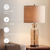 image:imageSignature Design by Ashley Taylow Glass Table Lamp 3Way Touch GrayCopper