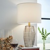image:imageSignature Design by Ashley Taylow Glass Table Lamp 3Way Touch GrayGray
