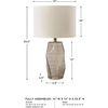 image:imageSignature Design by Ashley Taylow Glass Table Lamp 3Way Touch GrayGray