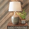image:imageSignature Design by Ashley Taylow Glass Table Lamp 3Way Touch GrayGrayGold Finish