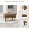 image:imageSignature Design by Ashley Telora Faux Leather Ottoman Caramel Brown