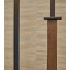 image:imageSignature Design by Ashley Voslen Minimalist Metal and Wood Table Lamp with 3Way Switch Set of 2 Black amp Light Brown