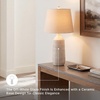 image:imageSignature Design by Ashley Willport Ceramic Table Lamp Set of 2 White