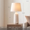 image:imageSignature Design by Ashley Willport Ceramic Table Lamp Set of 2 White