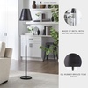 image:imageSignature Design by Ashley Wimner Contemporary Tall Floor Lamp with Empire Shade Dark Brown
