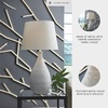 image:imageSignature Design by Ashley Wyattford Scandinavian Table Lamp with 3Way Switch and Empire Shade White amp Black