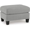 image:imageSignature Design by Ashley Adlai Casual Upholstered Ottoman Light Gray