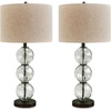 image:imageSignature Design by Ashley Black Glass Table Lamp Set of 2 Clear Spheres