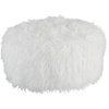 image:imageSignature Design by Ashley Galice Casual Faux Fur Oversized Accent Ottoman WhiteWhite