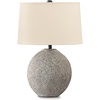 image:imageSignature Design by Ashley Harif Paper 26 Table Lamp withTextured Base Beige