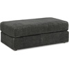 image:imageSignature Design by Ashley Karinne Contemporary Upholstered Oversized Accent Ottoman with NonSkid Legs WhiteBlack